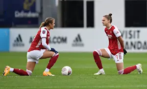 Arsenal Women vs Chelsea Women: Solidarity Kneel at Barclays FA Womens Super League Match