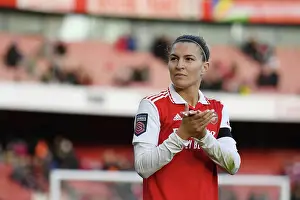 Arsenal Women V Chelsea Women 2022-23 Prints: Arsenal Women vs Chelsea Women: Steph Catley's Emotional Moment after FA WSL Clash at Emirates Stadium