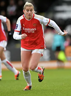 Arsenal Women vs Everton Women: Barclays Super League Clash at Meadow Park (2023-24) - Alessia Russo in Action