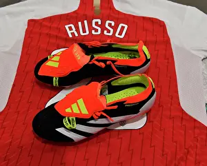 Arsenal Women V Everton Women 2023-24 Prints: Arsenal Women vs Everton Women: Alessia Russo Debuts New Adidas Boots in Barclays WSL Match