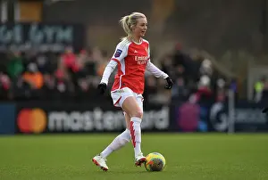 Arsenal Women V Everton Women 2023-24 Prints: Arsenal Women vs. Everton Women Clash in Barclays Super League: Amanda Ilestedt in Action at Meadow Park