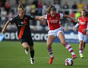 Arsenal Women V Everton Women 2021-22 Prints: Arsenal Women vs Everton Women: Clash in the FA WSL - McCabe vs Maier Battle