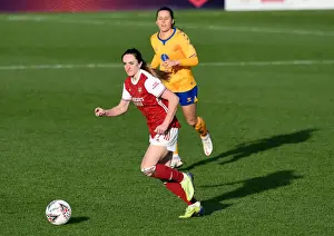 Arsenal Women V Everton Women 2020-21 Prints: Arsenal Women vs Everton Women: FA WSL Clash - Lisa Evans in Action at Meadow Park (December 2020)