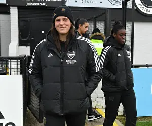 Arsenal Women V Everton Women 2022-23 Prints: Arsenal Women vs Everton Women: Kaylan Marckese in Focus at Meadow Park (Barclays WSL)