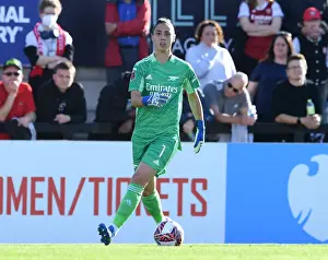Arsenal Women vs Everton Women: Manuela Zinsberger in Action - Barclays FA Womens Super League 2021-22