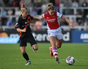 Arsenal Women V Everton Women 2021-22 Prints: Arsenal Women vs Everton Women: McCabe vs Maier - FA WSL Showdown at Meadow Park (2021-22)
