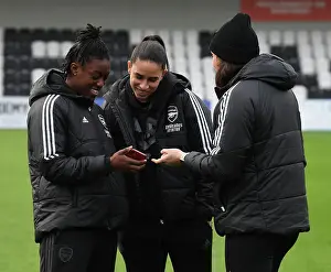 Arsenal Women V Everton Women 2022-23 Prints: Arsenal Women vs Everton Women: Pre-Match Moment at Meadow Park (2022-23)