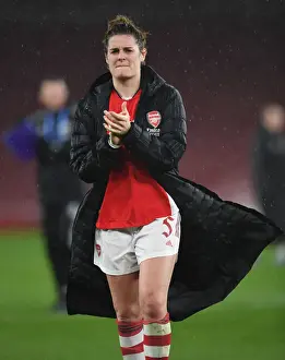 Arsenal Women V Barcelona Women 2021-22 Prints: Arsenal Women vs. FC Barcelona: Champions League Clash at Emirates Stadium