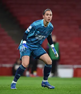 Arsenal Women V Barcelona Women 2021-22 Prints: Arsenal Women vs. FC Barcelona: A UEFA Women's Champions League Battle at Emirates Stadium