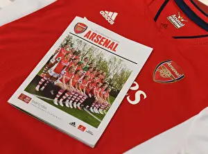 Arsenal Women V Barcelona Women 2021-22 Prints: Arsenal Women vs. FC Barcelona: A UEFA Women's Champions League Showdown at Meadow Park