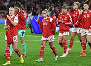 Arsenal Women V FC Zurich Frauen 2022-23 Prints: Arsenal Women vs FC Zurich: Battle in the UEFA Women's Champions League at Emirates Stadium