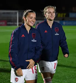 Arsenal Women V Fiorentina Women 2019-20 Prints: Arsenal Women vs Fiorentina Women: McCabe vs Miedema - A Champions League Showdown