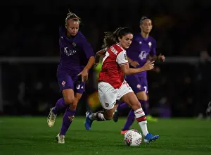 Arsenal Women V Fiorentina Women 2019-20 Prints: Arsenal Women vs. Fiorentina Women: A UEFA Women's Champions League Showdown at Meadow Park