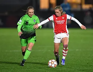 Arsenal Women V HB Koge 2021-22 Prints: Arsenal Women vs HB Koge: Battle in the UEFA Women's Champions League