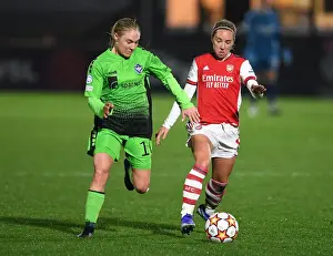 Arsenal Women V HB Koge 2021-22 Prints: Arsenal Women vs HB Koge: Battle in the UEFA Women's Champions League