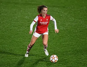 Arsenal Women V HB Koge 2021-22 Prints: Arsenal Women vs HB Koge: A UEFA Women's Champions League Battle at Meadow Park
