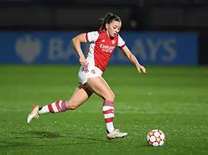 Arsenal Women V HB Koge 2021-22 Prints: Arsenal Women vs HB Koge: A UEFA Women's Champions League Battle at Meadow Park
