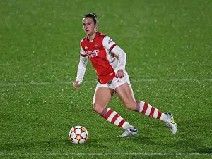 Arsenal Women V HB Koge 2021-22 Prints: Arsenal Women vs HB Koge: A UEFA Women's Champions League Showdown at Meadow Park