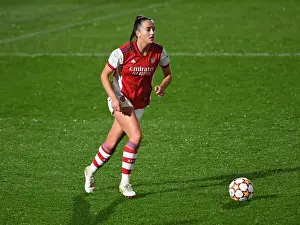 Arsenal Women V HB Koge 2021-22 Prints: Arsenal Women vs HB Koge: A UEFA Women's Champions League Showdown at Meadow Park