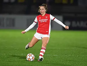 Arsenal Women V HB Koge 2021-22 Prints: Arsenal Women vs HB Koge: A UEFA Women's Champions League Showdown at Meadow Park