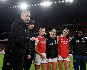 Images Dated 7th December 2022: Arsenal Women vs Juventus: Eidevall's Team Battles in UEFA Champions League Group C