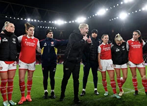Images Dated 7th December 2022: Arsenal Women vs Juventus: Eidevall's Team Fights in UEFA Champions League Group C