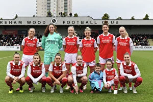 Arsenal Women v Leeds United Women - FA Cup 2023 Collection: Arsenal Women vs Leeds United Women: FA Cup Fourth Round Showdown at Meadow Park