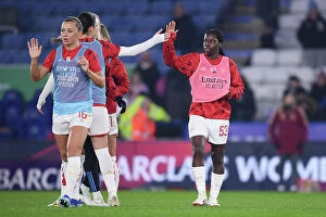 Images Dated 13th November 2023: Arsenal Women vs Leicester City: Barclays WSL Showdown at The King Power Stadium