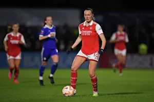 Arsenal Women V Leicester City Women 2022-23 Prints: Arsenal Women vs Leicester City: FA Women's Super League Showdown (2022-23) - Frida Maanum in Action