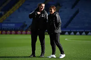 Leicester City Women V Arsenal Women 2022-23 Prints: Arsenal Women vs Leicester City Women: Pre-Match Moment at The King Power Stadium (2022-23)