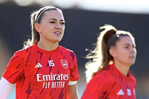 Arsenal Women V Manchester City Women 2023-24 Prints: Arsenal Women vs Manchester City: Barclays Super League Showdown at Meadow Park (2023-24) - A Clash of Titans