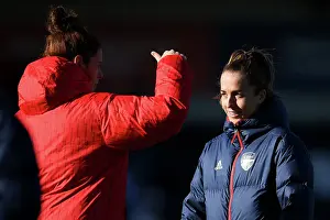 Arsenal Women vs Manchester City: Pre-Match Moment at Meadow Park (2023-24)