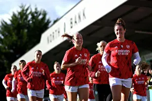 Arsenal Women V Manchester City Women 2023-24 Prints: Arsenal Women vs Manchester City: Pre-Match Warm-Up