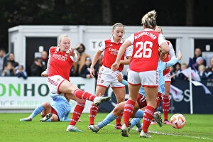 Images Dated 2nd April 2023: Arsenal Women vs Manchester City Women: Frida Maanum Scores the Opener in FA WSL Clash