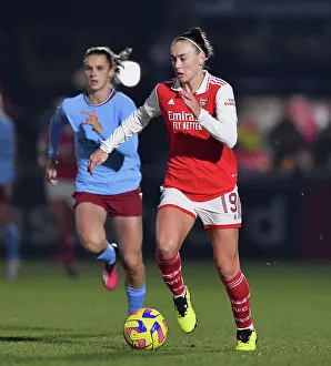 Arsenal Women V Manchester City Women - Conti Cup 2022-23 Prints: Arsenal Women vs Manchester City Women: FA WSL Cup Semi-Final Clash