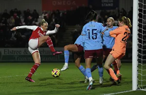 Arsenal Women V Manchester City Women - Conti Cup 2022-23 Prints: Arsenal Women vs Manchester City Women: FA WSL Cup Semi-Final Clash