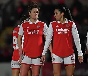 Arsenal Women V Manchester City Women - Conti Cup 2022-23 Prints: Arsenal Women vs Manchester City Women: FA WSL Cup Semi-Final Showdown