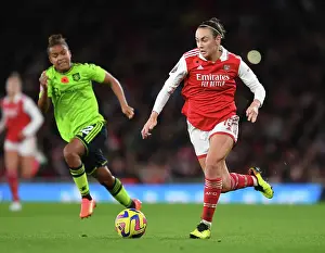 Arsenal Women V Manchester United Women 2022-23 Prints: Arsenal Women vs Manchester United: Barclays WSL Clash at Emirates Stadium (2022-23)
