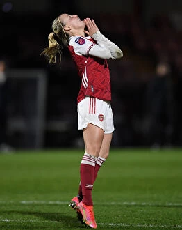 Images Dated 19th March 2021: Arsenal Women vs Manchester United Women: FA WSL Match at Empty Meadow Park (March 2021)