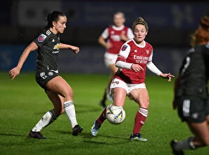 Images Dated 19th March 2021: Arsenal Women vs Manchester United Women: Empty Meadow Park Clash (March 19, 2021)