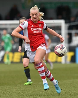 Images Dated 5th February 2022: Arsenal Women vs Manchester United Women: Stina Blackstenius in Action - FA WSL Clash at Meadow Park