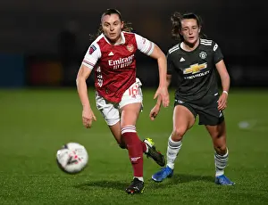 Arsenal Women vs Manchester United Women: FA WSL Clash at Empty Meadow Park (March 2021)
