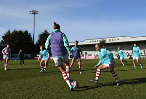 Arsenal Women vs Manchester United Women: FA WSL Clash at Meadow Park - Preparing for Battle (2021-22)