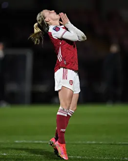 Arsenal Women vs Manchester United Women: FA WSL Match at Empty Meadow Park (March 2021)