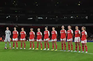 Arsenal Women V Manchester United Women 2022-23 Prints: Arsenal Women vs Manchester United Women: Silent Tribute - FA WSL (2022-23)