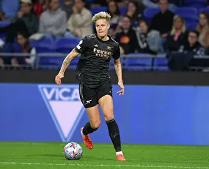 Olympic Lyonnais V Arsenal Women 2022-23 Prints: Arsenal Women vs. Olympique Lyonnais: A Champions League Showdown at Groupama Stadium