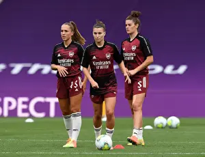 Arsenal Women vs Paris Saint-Germain: Pre-Match Warm-Up, UEFA Women's Champions League Quarterfinal