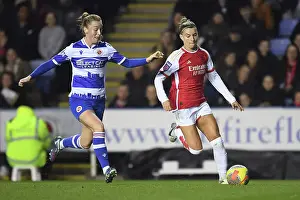 Reading Women V Arsenal Women - Conti Cup 2023-24 Prints: Arsenal Women vs Reading: Catley vs Wade Showdown - FA WSL Cup Clash