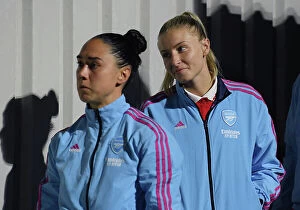 Images Dated 14th March 2023: Arsenal Women vs Reading: Leah Williamson's Focus Before Clash in FA Women's Super League