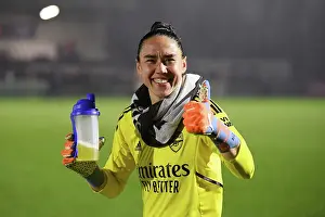 Arsenal Women V Reading Women 2022-23 Prints: Arsenal Women vs Reading: Manuela Zinsberger's Post-Match Moment (FA Women's Super League)